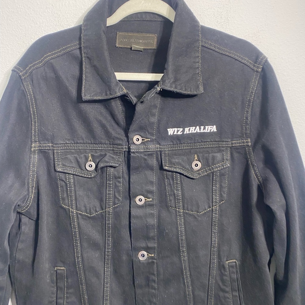 Wiz Khalifa Rapper Hip Hop Denim Trucker Jacket - Picture 2 of 6